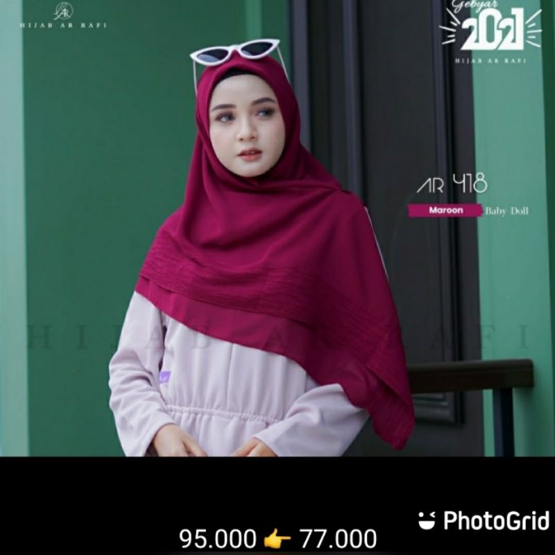 AR 418 Original Arrafi Ready Maroon