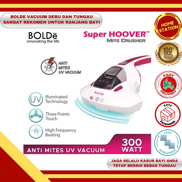 BOLDE VACUUM UV KASUR BAYI PENYEDOT DEBU DAN TUNGAU GARANSI