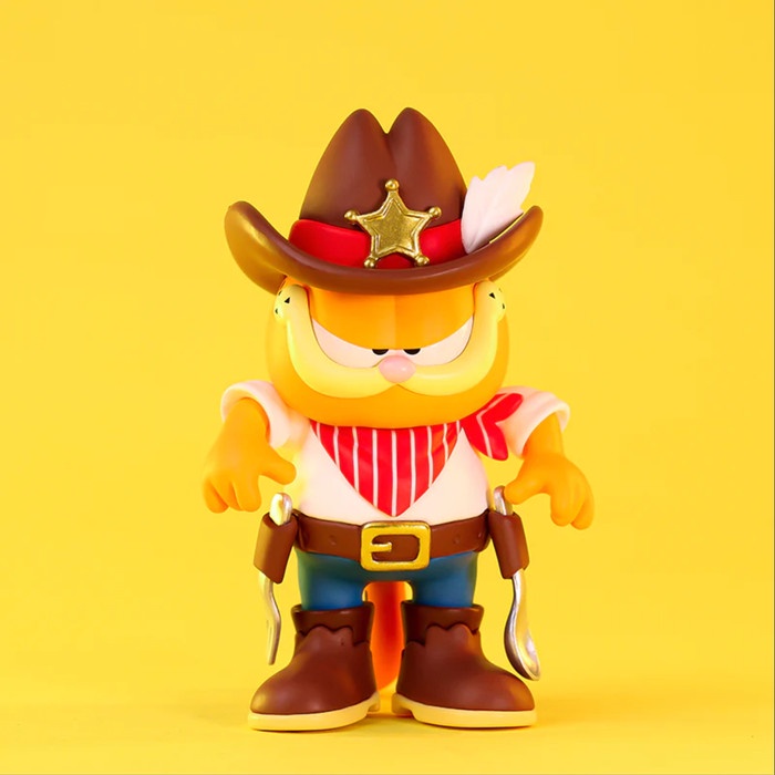 Pop Mart Garfield Day Dream Bubble Silverware Cowboy