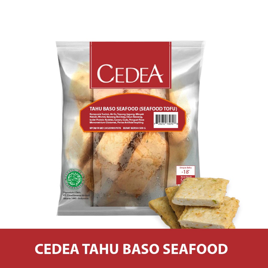 

Cedea Tahu Baso Seafood 500gr