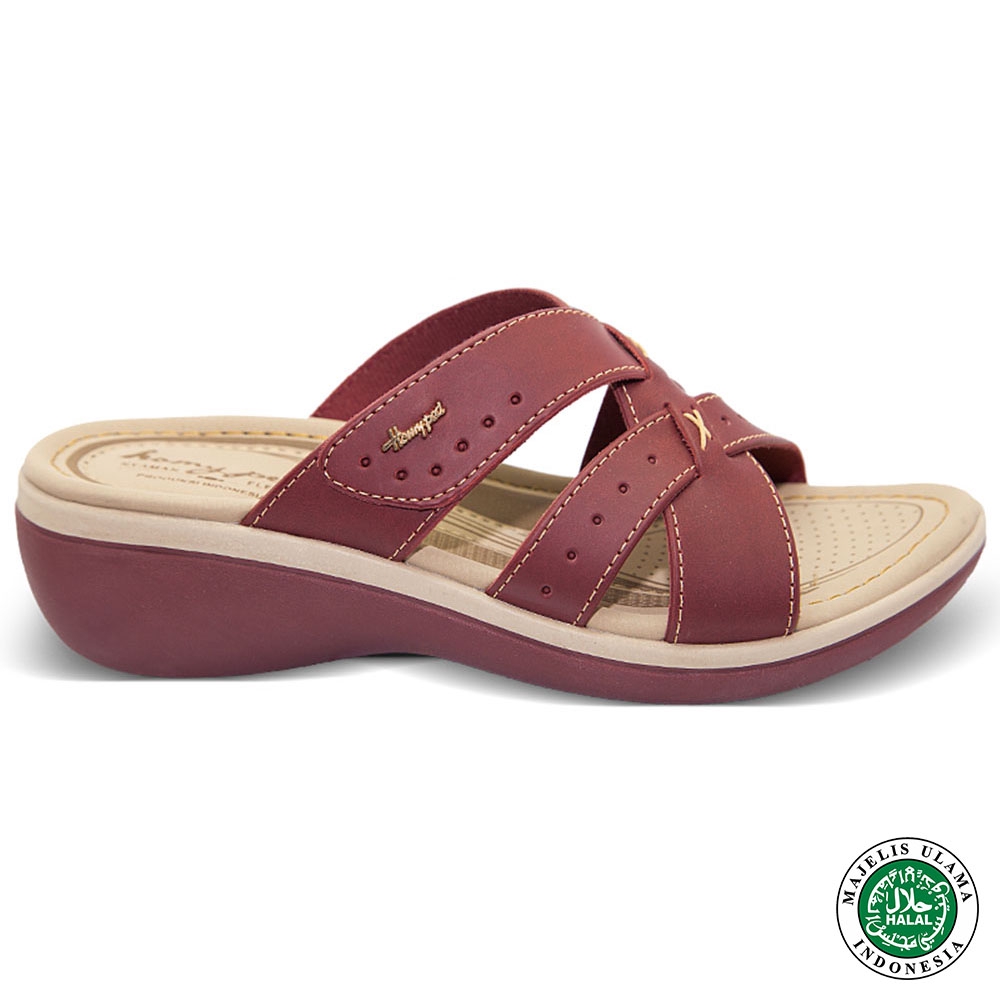  Homyped  Linzy B55 Sandal  Wedges  Wanita  Shopee Indonesia