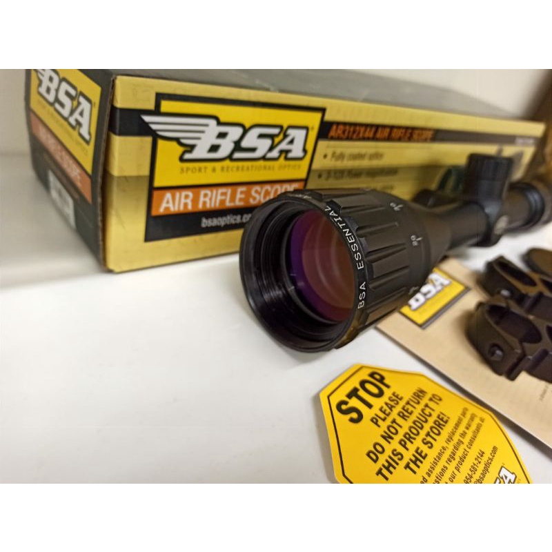 Telescope BSA ESSENTIAL 3-12x44AO
