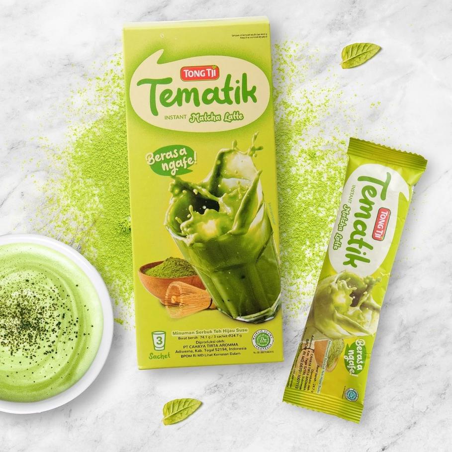 

『Waktu terbatas』 Tong Tji Tematik Matcha Latte 3s #TREND