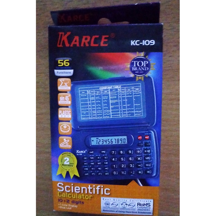 Kalkulator KARCE KC109 - Scientific Calculator/Ilmiah/Sekolah