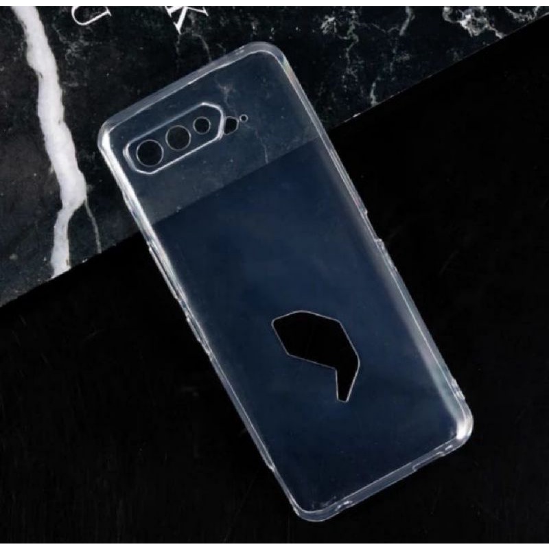 CASING ASUS ROG PHONE 2 3 5 6 7 8 CLEAR CASE HD BENING SOFTCASE TRANSPARAN JELLY CASE  SILIKON TPU C