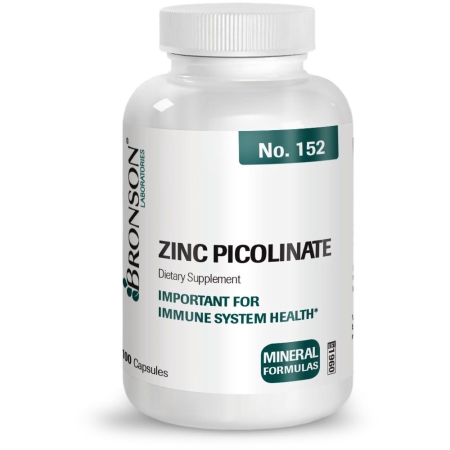 Bronson Zinc Picolinate 30 mg 100 Capsules Zinc Pico 30mg 100 Kapsul
