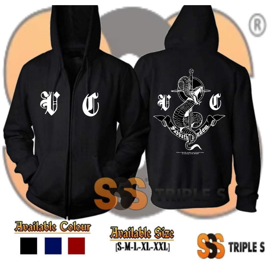 HOODIE ZIPPER SABBATH CREW HYUK KWON THE GRIM REAPER VERSION JAKET RESLETING WIND BREAKER WEBTOON CR