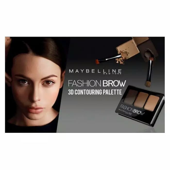 Eyebrow Maybelline Fashion Brow 3D Brow Nose Palete Kit Maybeline GREY