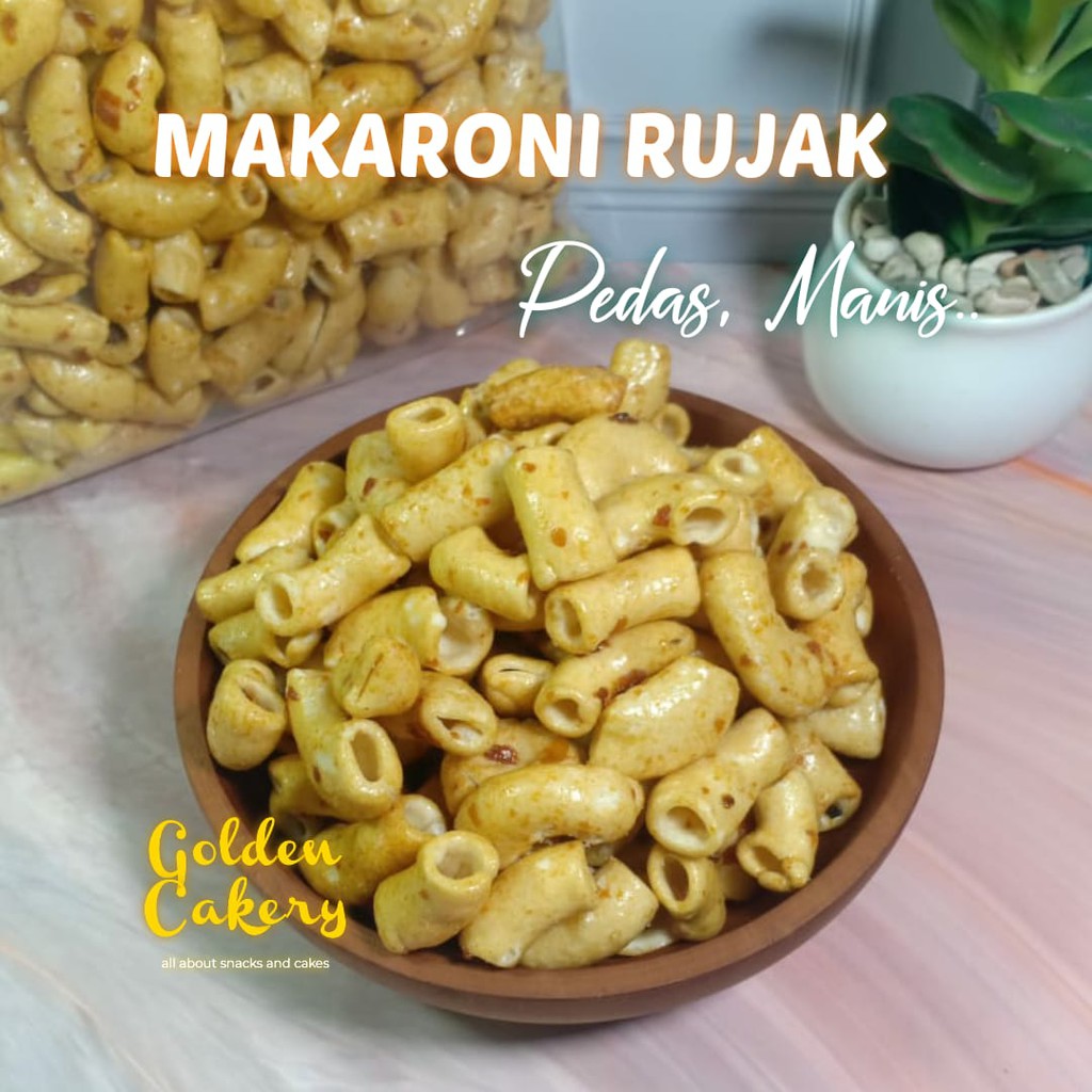 

Pasta Makaroni Bumbu RUJAK Pedas - 500 gr
