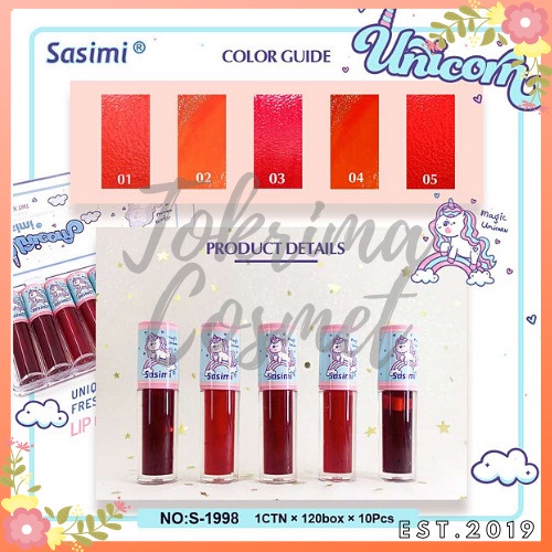 [DAPAT 10PCS] Sasimi LipTint Mini Papan