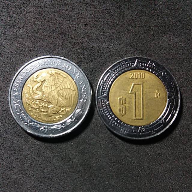 KOIN BIMETAL MEXICO 1 PESO