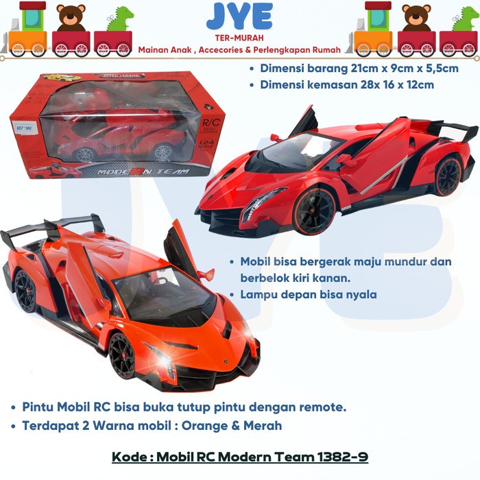 [CEV] Mainan Mobil Remote Control Modern Mobil Ferrari Buka Pintu RC Ferrari Lamborghini