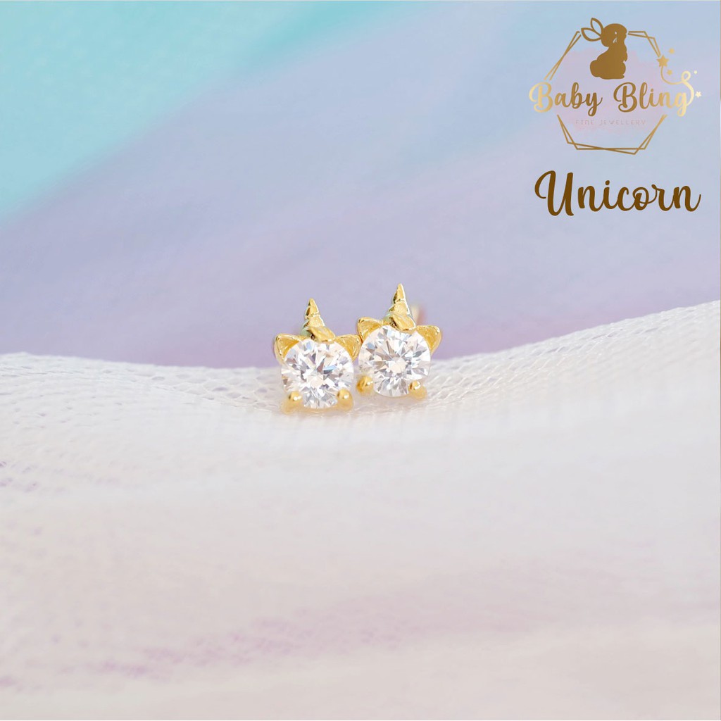 Anting Bayi &amp; Dewasa Baby Bling - Model Unicorn