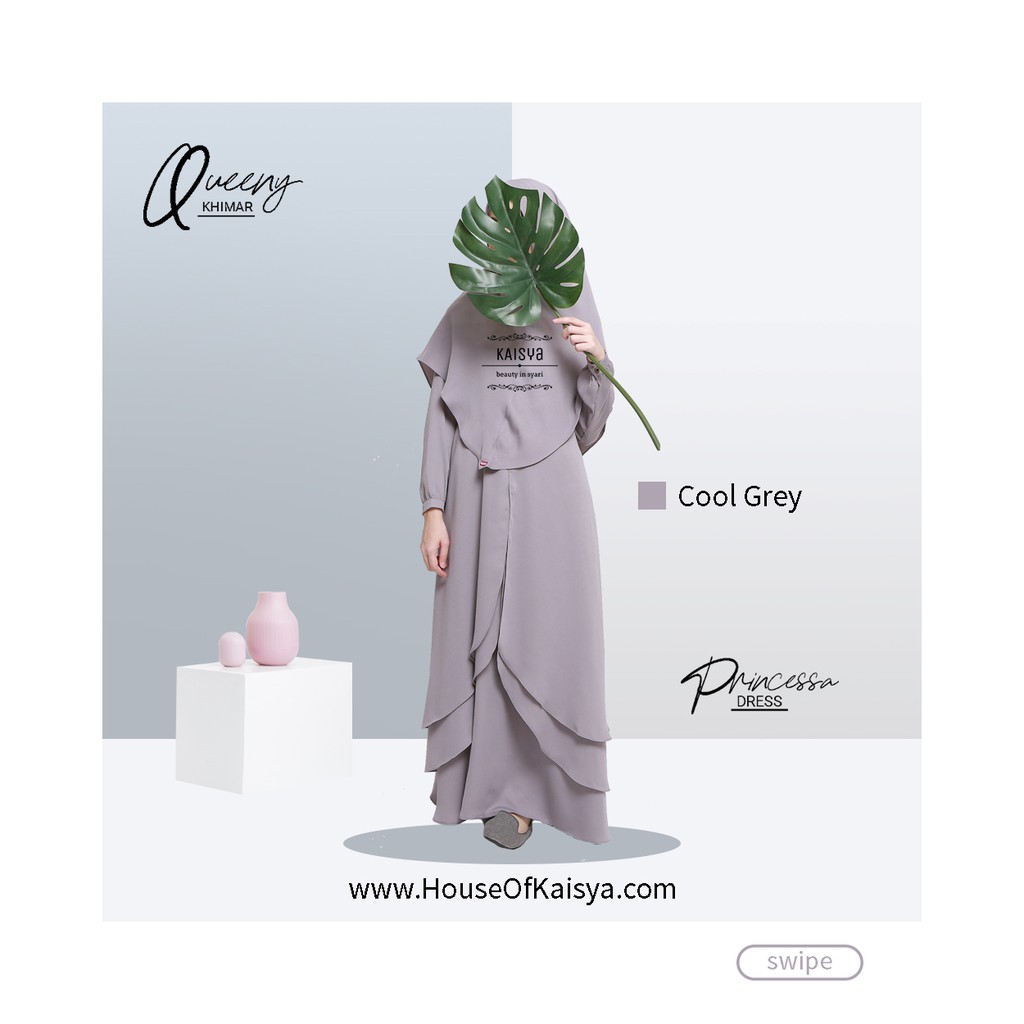 Princessa Dress Gamis Pesta Mewah Elegan Eksklusif Syari Kaisya