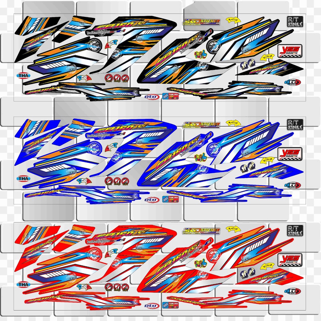 STRIPING VARIASI MOTOR HONDA CB 150R G1