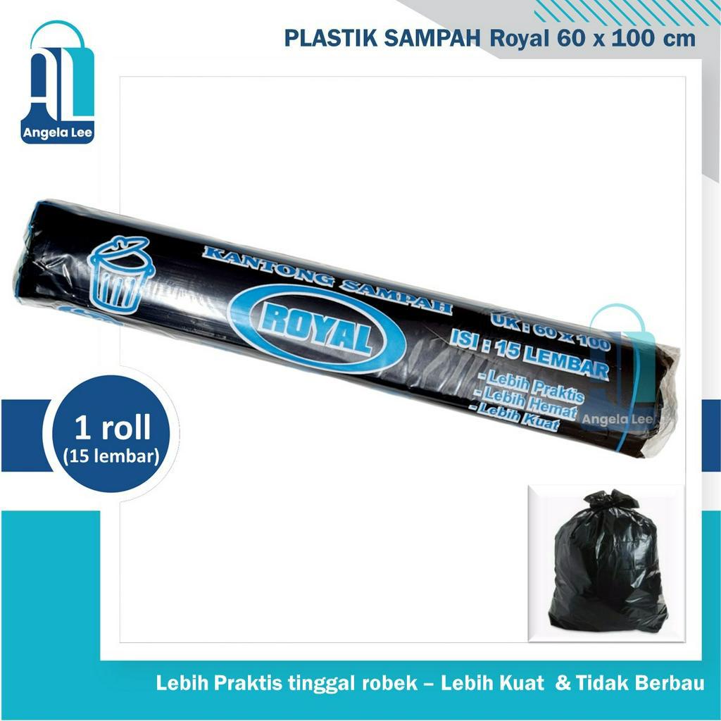 Plastik Sampah Roll / Kantong Sampah Hitam / Trash Bag Premium 60x100