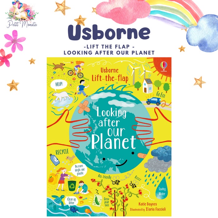 Usborne Lift The Flap Looking after our Planet - Pop Up Book