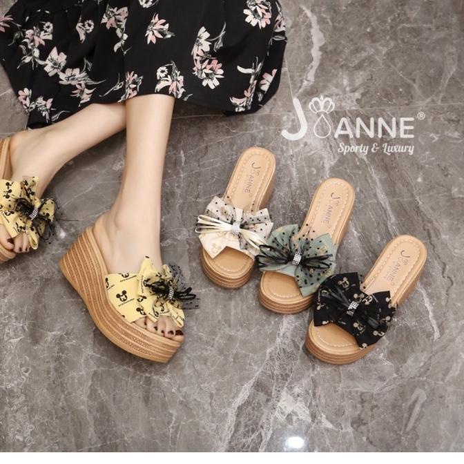 ❂ [ORIGINAL] JOANNE Wedges Sandal Shoes Sepatu Wanita #S45 ☋