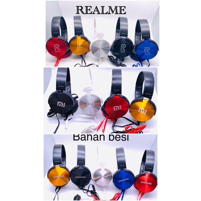 SM- Handsfree Realme Extra Bass XB-450 Handset Realme XB-450 Earphone