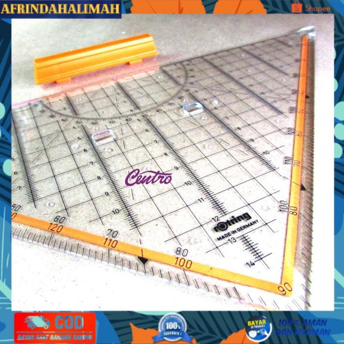 

[TERBARU] BUKU & ALAT TULIS PERLENGKAPAN SEKOLAH & KANTOR ROTRING TRIANGLE RULER