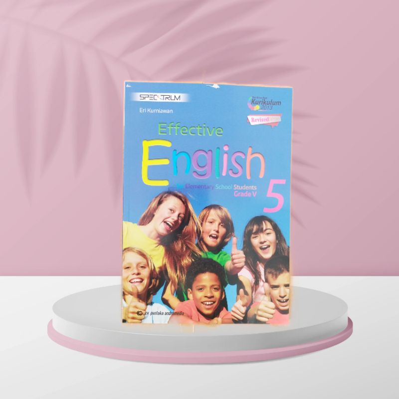 Buku bahasa inggris k13 effektif english kelas V penerbit andromedia