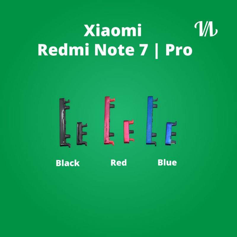 Tombol Power On Off Volume Xiaomi Redmi Note 7 Note 7 Pro Original