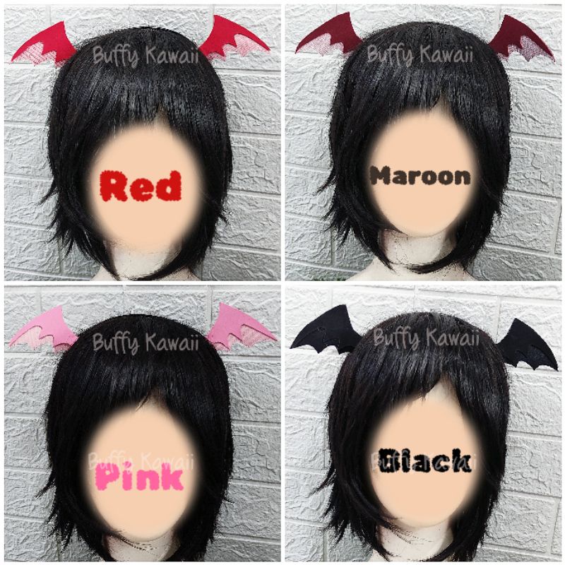 Bando devil bat sayap kelelawar party halloween fashion gothic harajuku lolita cosplay anime girl vampire