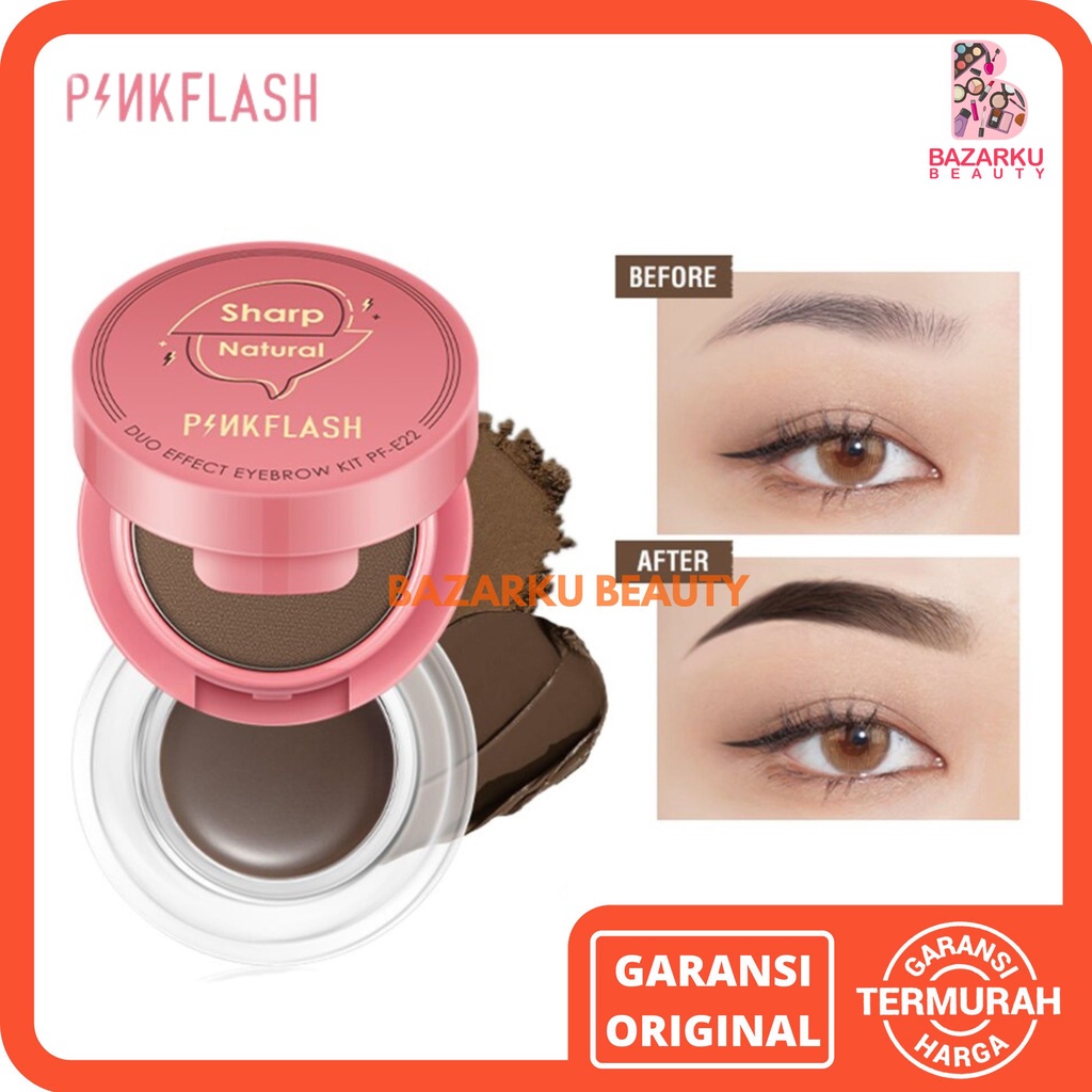 Pinkflash Eyebrow 2in1 Pinkflash Eyebrow Powder Pinkflash Eyebrow Gel Pinkflash Eyebrow Pomade Pinkflash Pomade Alis Pinkflash Alis Pink Flash