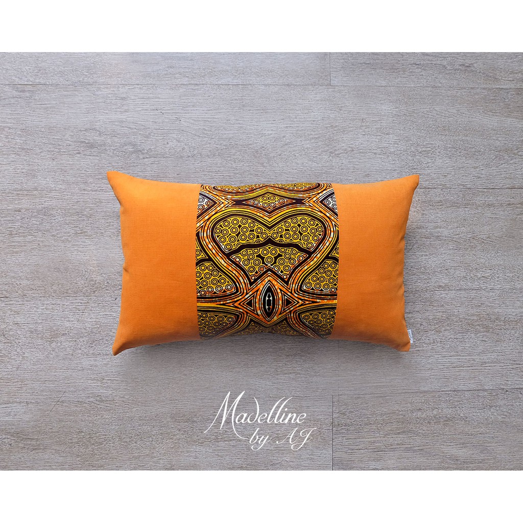 Bantal Sofa/Sarung Bantal Sofa/Cover Pillow Motif Batik Afrika by Ary Juwono AF2 Kombinasi (50x30cm)