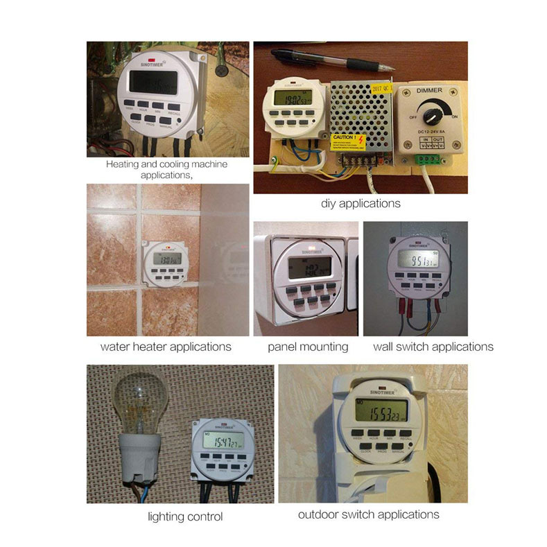 Sinotimer Programmable Timer Switch Relay 220V AC - TM618N-2