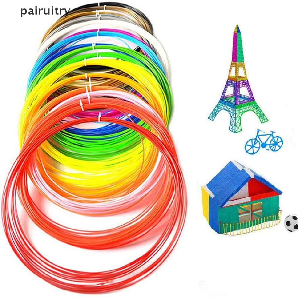 Prt Filamen 12 Warna 1.75Mm 3m Per Color Untuk Pen Printer 3D PRT