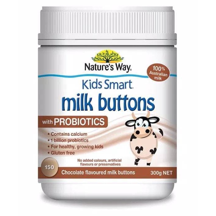 

Nature's Way Kids Smart Milk Buttons Probiotics Supplemen Vitamin Anak hg~2634