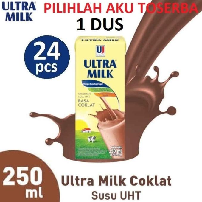 

BISA BAYAR DITEMPAT Susu Ultra Coklat (Cokelat) - 250 ml - (1 DUS ISI 24)