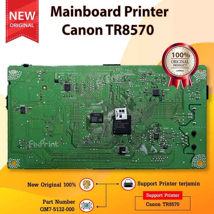 Board Printer Canon TR8570 TR-8570, Motherboard TR8570, Mainboard TR8570 New Original, Part Number Q