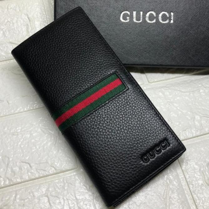 dompet panjang kulit asli gucci pria wanita murah meriah Termurah