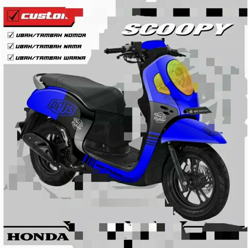 decal sticker scoopy deus full body custom