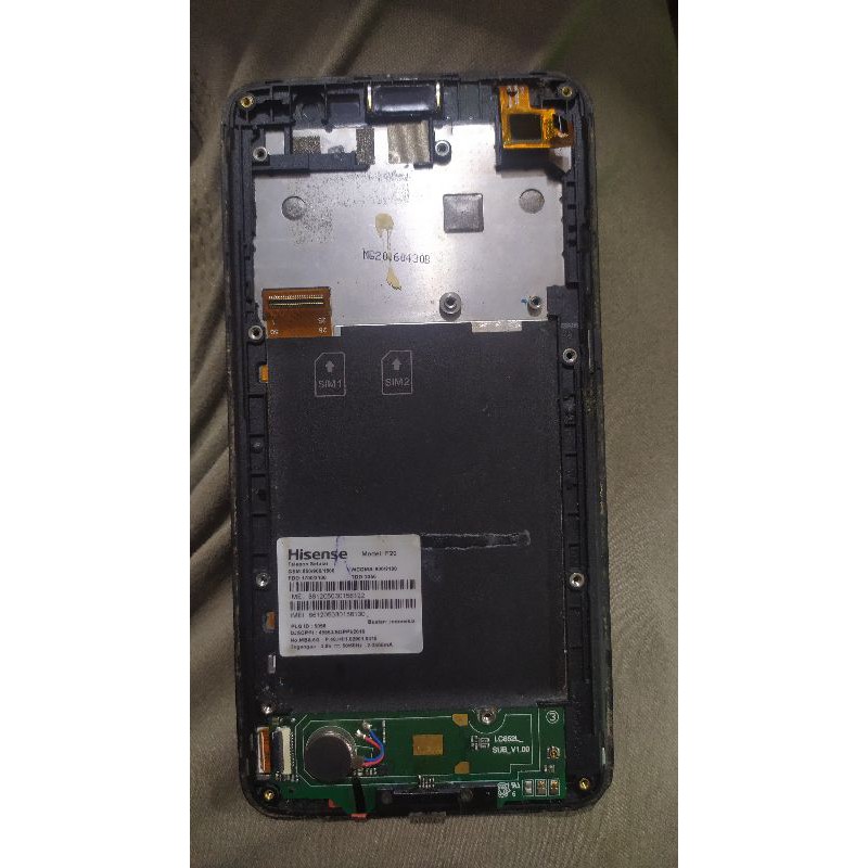 lcd touchscreen frame hisense f20