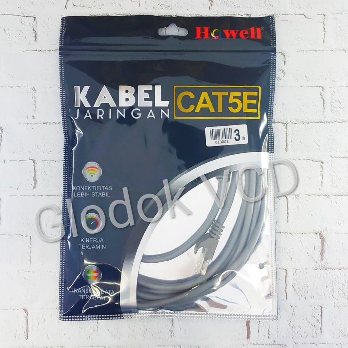 Howell Cat5 3m UTP Ethernet Network Cable / Kabel LAN