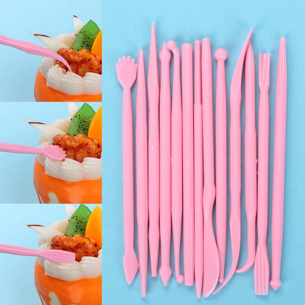 Suyo 14pcs Cetakan Pemotong Adonan Kue Fondant Desain Bunga