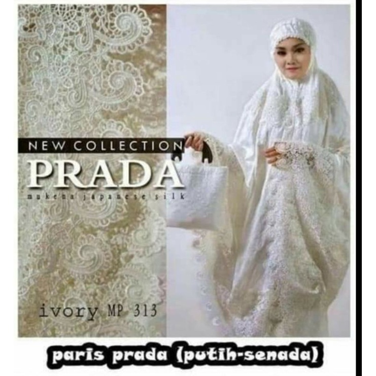 MUKENA PRADA RENDA KEONG/MUKENA KEONG KALUNG/MUKENA TERBARU/MUKENA TERLARIS/MYKENA SUTRA