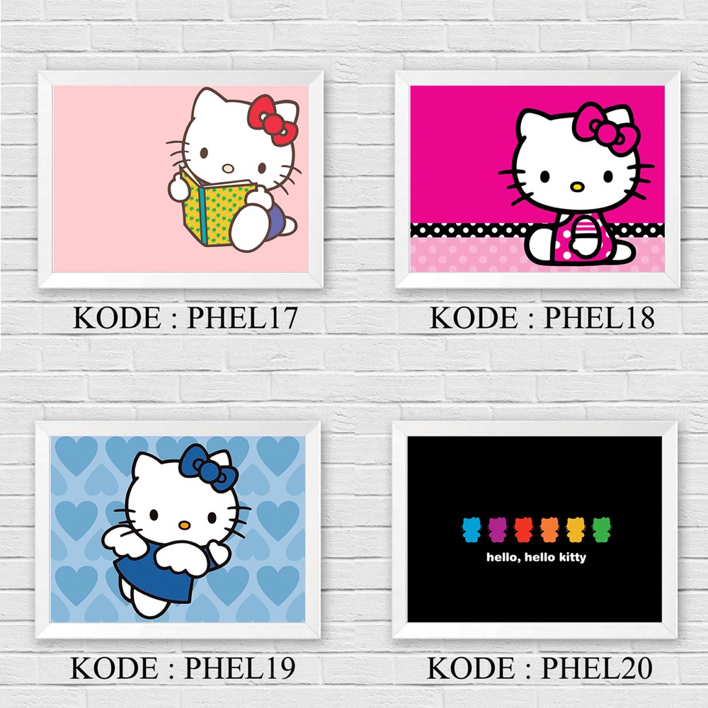 Hiasan Dinding Dekorasi Rumah Kartun Hello Kitty Pajangan Poster Hiasan Dinding Dekorasi Rumah Kartun Hello Kitty Pajangan Poster