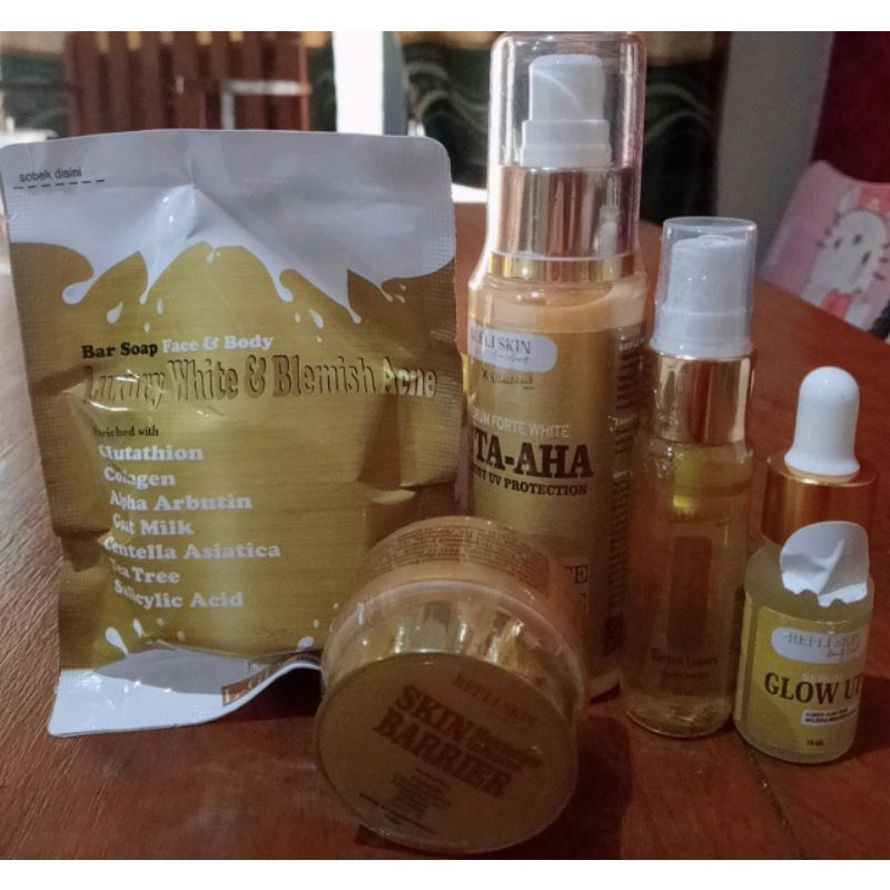 (READY PRODUK L GLOW REFLISKIN) SABUN LUXURY/SERUM PEELING/SERUM GLOW UP/BODY SERUM/SKIN BARRIER
