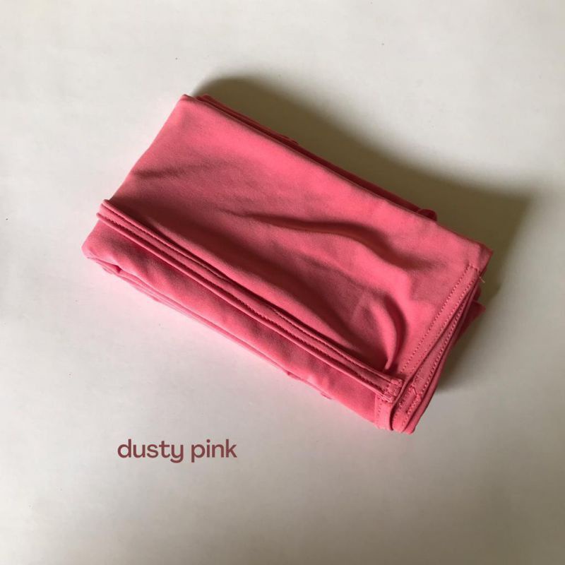 Hijab Bergo Maryam  // Hijab Instan Jersi // Bergo Maryam Hyget Super Tali Premium // Hijab Jumbo // Hijab Bergo Maryam Jersi Pd 75cm PB 85cm // Hijab Spor-Pink dusty