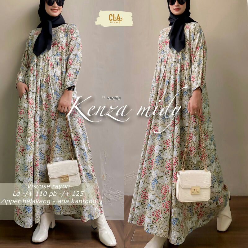 HARUKA &amp; TWINI Midi Dress Ori by Cla