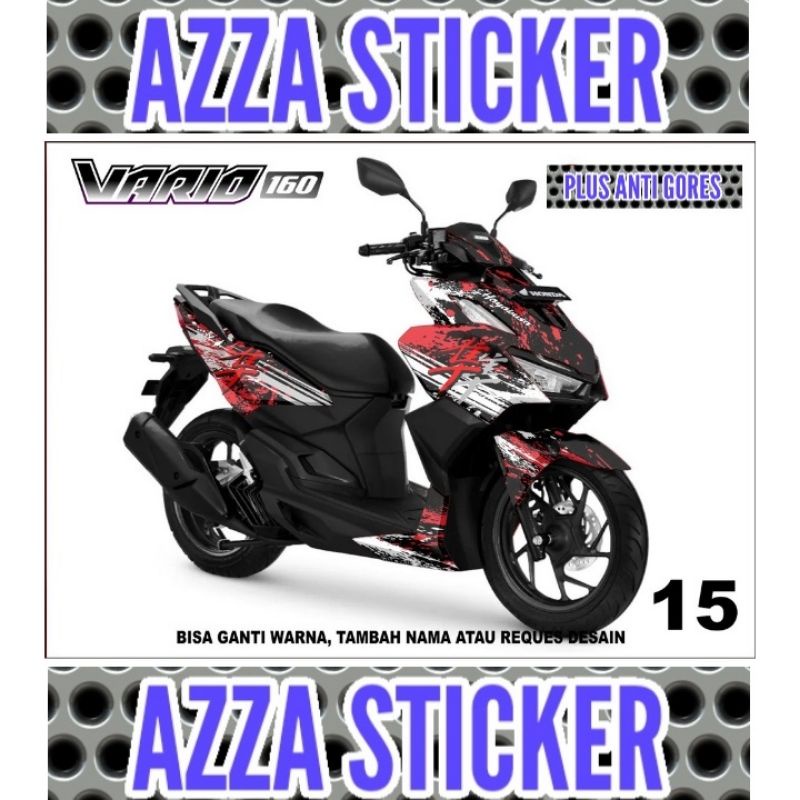 Stiker Dekal Vario 160  Decal Motor Vario 160 Full body Sticker Decal Motor Vario 160 Dekal Motor Va
