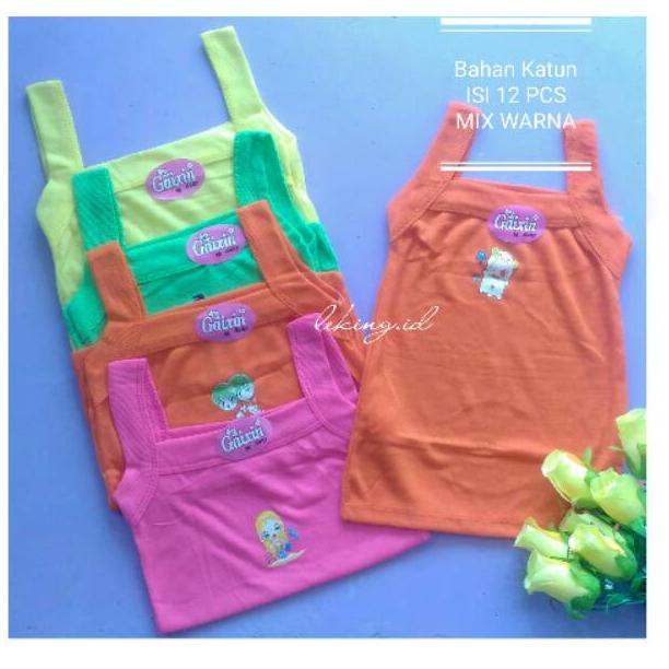 12 PCS KAOS DALAM ANAK STABILO CANTIK [NRA.26Au22ι]