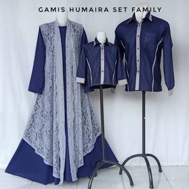 GAMIS COUPLE ANAK HUMAIRA/SARIMBIT KELUARGA/GAMIS SET FAMILY