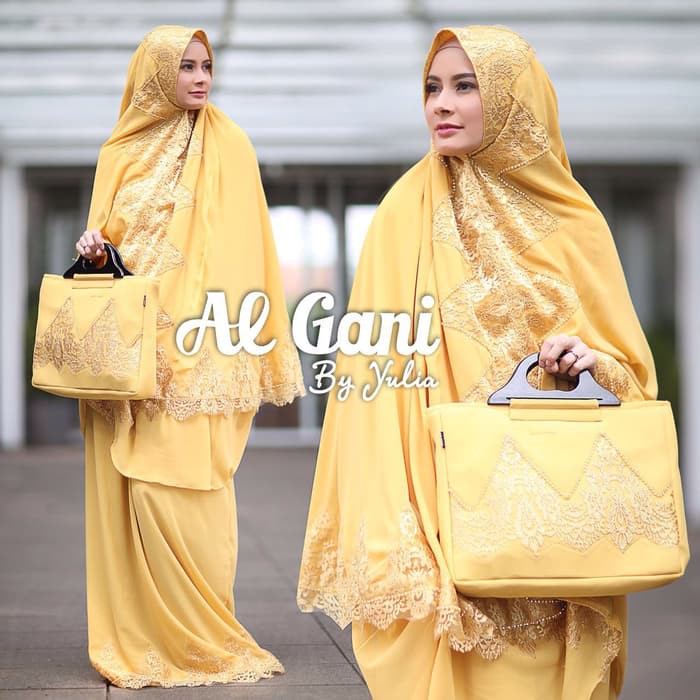 Terbaru !!! Azurra Shop Mukena Salimah Zigzag Ori By Al Gani Mukena Dewasa Fashion Muslim Murah