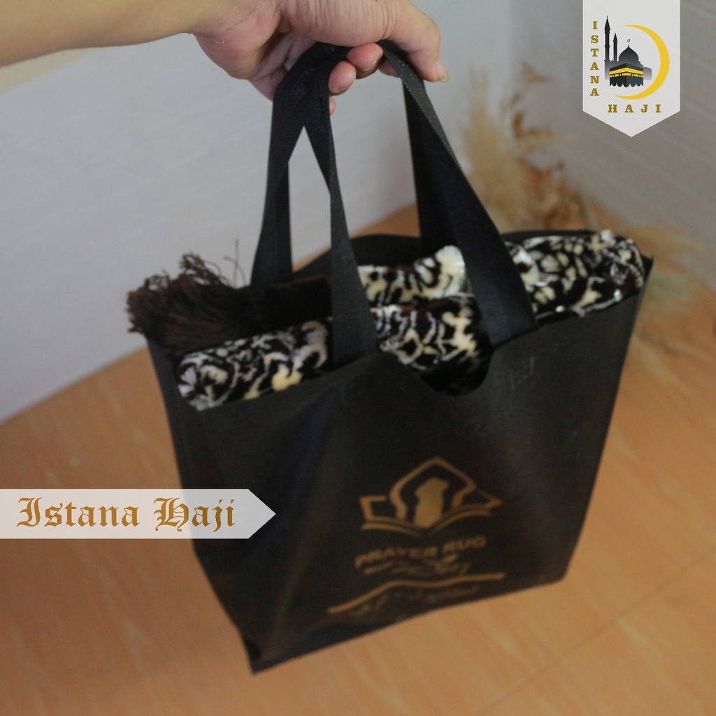 Tas Kain Spunbond Goodie Bag Tas Sajadah Sarung Mukena Tas Kado Hadiah Hampers Wedding Custom