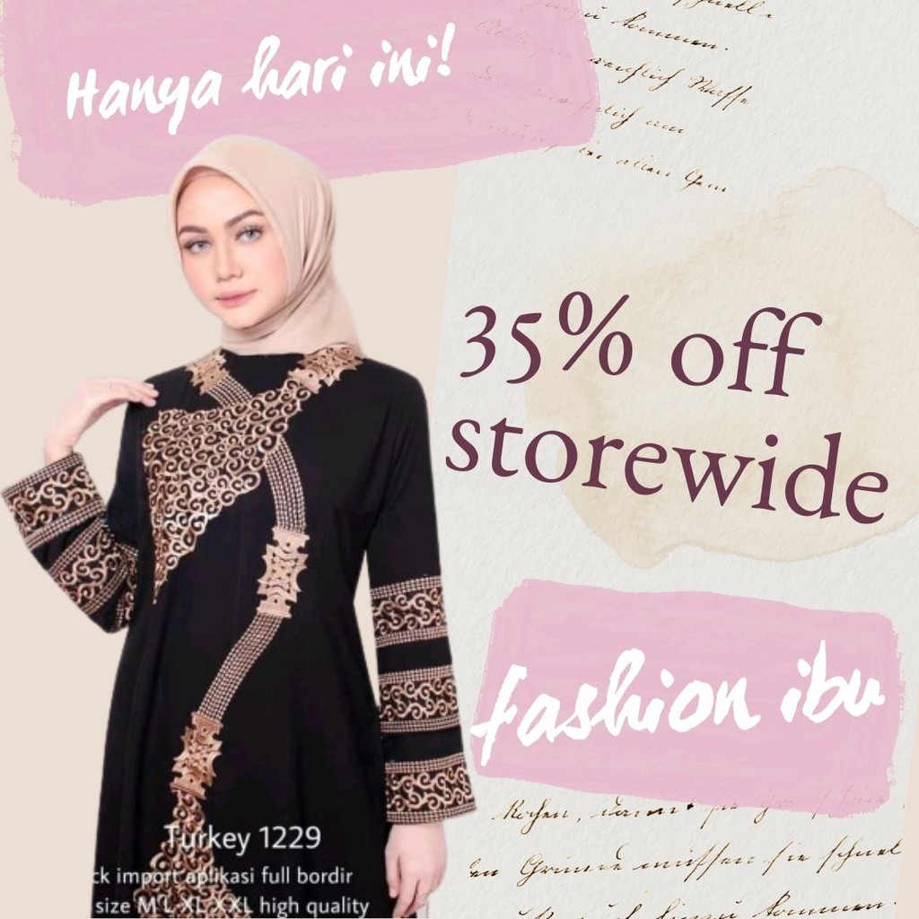 Baju Gamis Abaya Arab Turkey Dewasa Trend 2021 Terbaru Turki